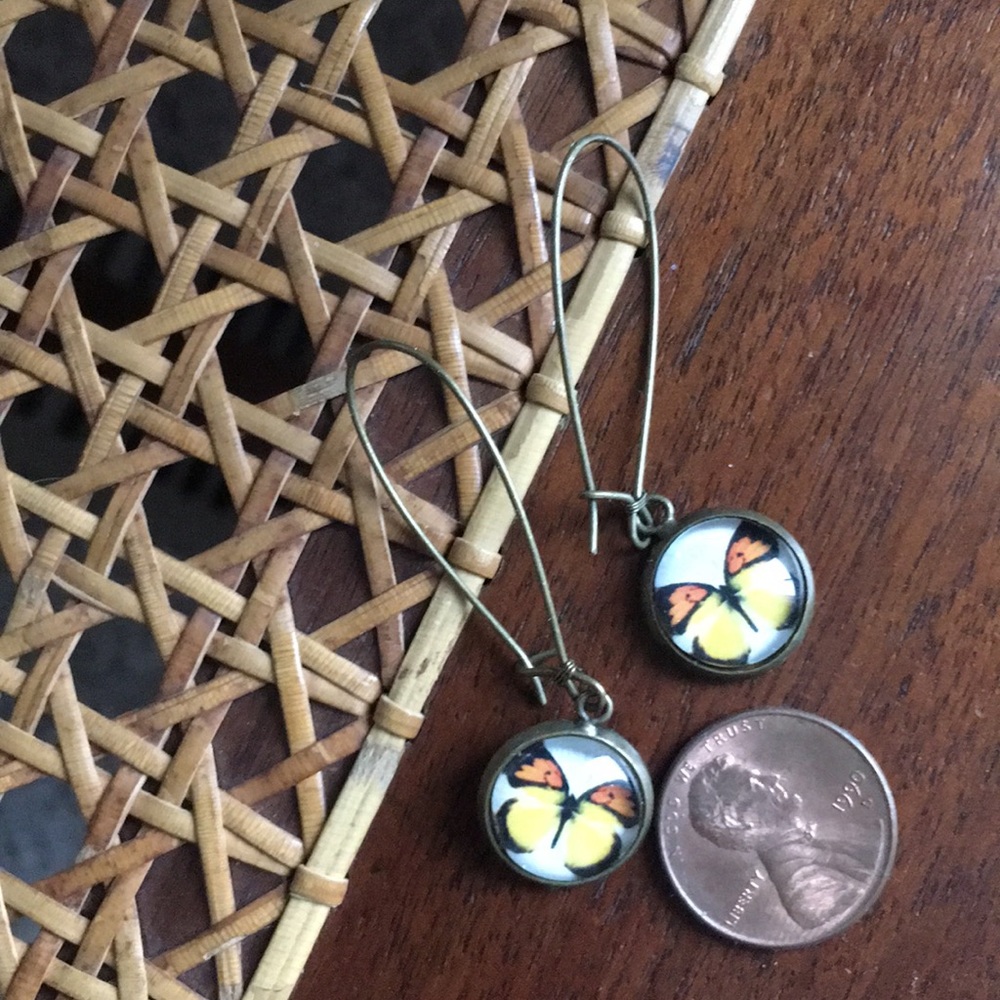 🌙 Butterfly earrings
